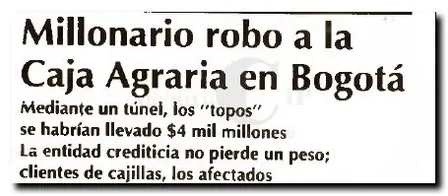 ROBO DEL SIGLO